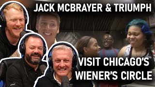 Jack McBrayer amp Triumph Visit Chicagos Wieners Circle REACTION  OFFICE BLOKES REACT [upl. by Janela]