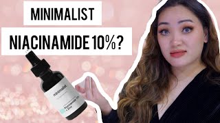 Minimalist niacinamide serum review Is it worth the hype Dr Nancy love skin [upl. by Spratt]