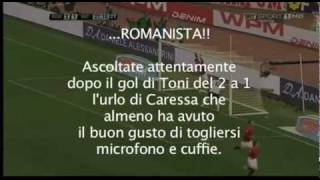 Caressa giallorosso ROMA  INTER 21 270310mp4 [upl. by Nallak622]