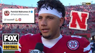 Nebraskas Dylan Raiola and Matt Rhule share thoughts following 407 victory over UTEP [upl. by Erdei]