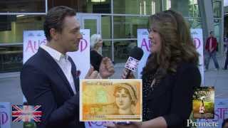 JJ Feild AMCs TURN Interview AUSTENLAND premiere [upl. by Eannaj]