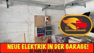 Neue Elektrik in der Garagen Werkstatt  so habe ich das gelöst [upl. by Lemrahc436]