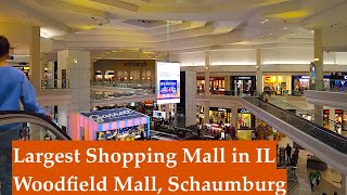 Largest Shopping Mall in Chicago  Woodfield Mall  Schaumburg IL  Walking Tour [upl. by Anuat357]