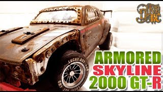 RC DRIFT SKYLINE 2000 GTR ARMORED PART 22 [upl. by Anailil680]