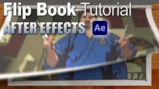 3D Flip Book Effect Tutorial Make a Flipbook Animation  After Effects [upl. by Ydner741]