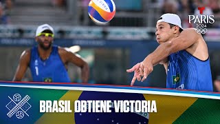 Brasil derrota a Canadá en Voleibol Playa  Juegos Olímpicos París 2024  Telemundo Deportes [upl. by Ecirehs]