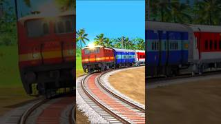 Live Train Accident High Speed Train Overspeeding on Curved Railroad Tracks 😱train shorts [upl. by Netaf736]