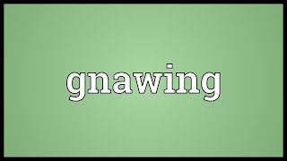 Gnawing Meaning [upl. by Sapphira]