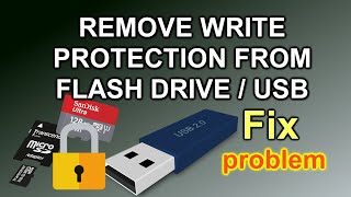 🔓How to REMOVE Write Protection from ANY USB Drive➡️Without Losing Files Fix [upl. by Anilak598]