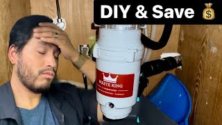 How to Replace Leaky Garbage Disposal DIY Home Repair Kitchen Sink Disposer [upl. by Scarlet761]