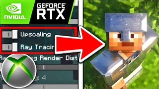 How To Turn On RTX Ray Tracing On Minecraft Xbox Series X  S [upl. by Notgnilliw859]