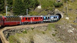 Bernina Express  Part 1  Pontresina to Tirano [upl. by Kieran]