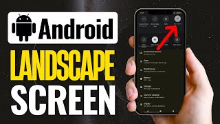 How To Rotate Home Screen To Landscape Mode On Android [upl. by Isma285]