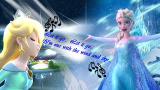 Rosalina sings quotLet it goquot DisneyNintendo [upl. by Caundra]