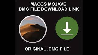 MacOS Mojave Full Original DMG File Download Link Service [upl. by Aihselef]