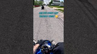 Crazy carts on the road🛒🤔 cartlife customcarts crazycart taxigarage pev drifting xl razor [upl. by Marceau]