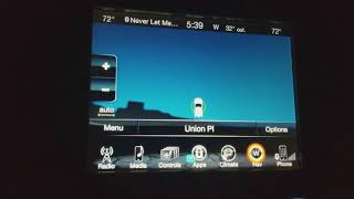 2017 Jeep Grand cherokee overland GPS glitch [upl. by Mihcaoj]