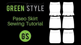 Greenstyle Paseo Skirt Tutorial [upl. by Ley]