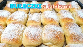 Pyszne domowe bułeczki z jabłkami jak u babci 👌 prosta przekąska lub deser do kawy 👍 drożdżówki [upl. by Onaicram716]