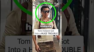 Tom Holland Got in HUGE TROUBLE tomholland zendaya [upl. by Philippe979]