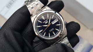 Review Seiko 5 SNKH07K1 Dark Blue Dial [upl. by Torbart]