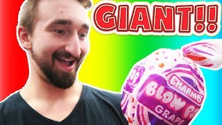 TRYING OUT GIANT CANDY HILARIOUS [upl. by Orgalim104]