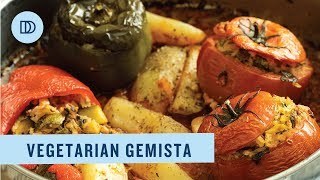 Vegetarian Gemista GreekStyle Stuffed Roasted Vegetables [upl. by Hungarian]