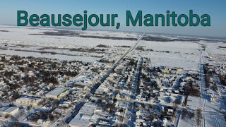 Beausejour Manitoba drone footage Feb 3 2022 DJI MINI 2 [upl. by Leanora934]