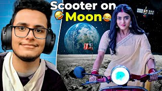 She Went to Moon on Scooter😂 Indian TV Serials are so Stupid [upl. by Acyre654]