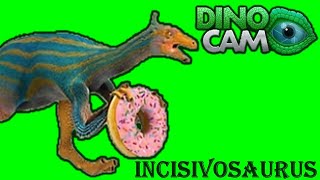 Dino Dana incisivosaurus green screen Dino Dan dino cam [upl. by Rab]