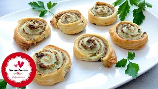 FlammkuchenSchnecken schnell amp Lecker  Thermomix® TM31TM5TM6  Thermilicious [upl. by Nnairac]