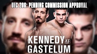 UFC 206 Tim Kennedy vs Kelvin Gastelum Set Pending Commission Approval [upl. by Rybma207]