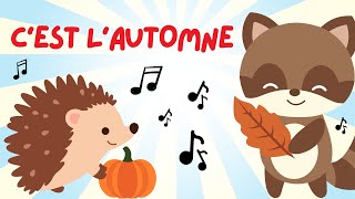 Cest lAutomne quelle belle saison  🍂 Chanson pour enfants 🎶 [upl. by Sisxela]