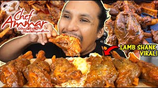 patutlah kena beratur panjang kalau nak cuba LAMB SHANK CHEF AMMAR VIRAL nii mukbang malaysia [upl. by Mchenry]