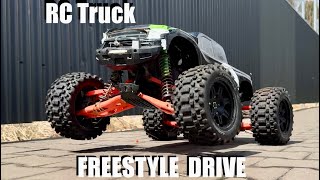 Insane RC Truck Freestyle with slow motion 🔥👌 [upl. by Aciamaj]