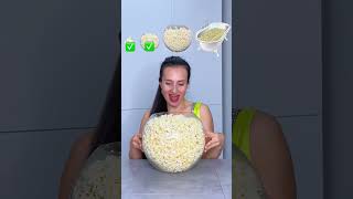 Popcorn 🍿 funny challenge comedy food katebrush [upl. by Antoni]