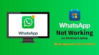 How to fix WhatsApp Problem 2023  WhatsApp Not Working Opening on PC [upl. by Okier518]