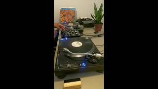 testing my House Vinyl on the Omnitronic TRM202 MK3 2ch rotary mixer [upl. by Neroc990]