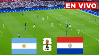 🔴 Paraguay vs Argentina EN VIVO  Eliminatorias 2024 [upl. by Ioyal568]