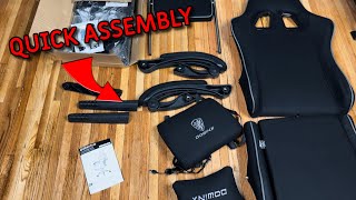 Dowinx Gaming Chair  Assembly amp Review [upl. by Inami721]