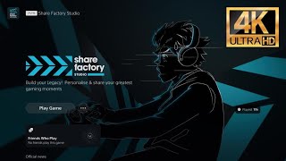 How to Upload 4K Videos from PS5 to YouTube Using Share Factory  4K 4kgameplay sharefactory [upl. by Nij]