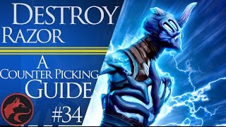 How to counter pick Razor  Dota 2 Counter picking guide 34 [upl. by Cerallua817]