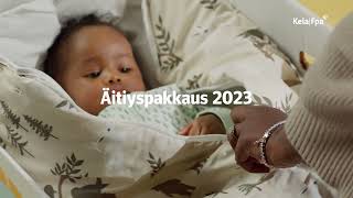 Äitiyspakkaus 2023  Moderskapsförpackningen 2023  The 2023 edition of the maternity package [upl. by Nahgiem]