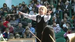 Edward Yudenich 8 years old conducts Liszt quotLes Preludesquot [upl. by Ellis]