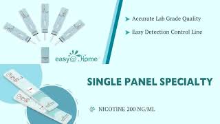 EasyHome Nicotine Urine Test Kit [upl. by Yesdnil785]