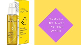 Namyaa intimate hygiene wash honest review haldi chandan💛 [upl. by Horodko]