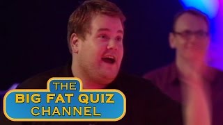 James Corden and Jimmy Carr Argue over Sex and the City  The Big Fat Quiz of the Year 2008 [upl. by Kind]