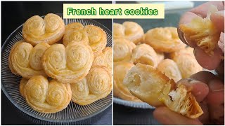 French heart cookies  Pateely me perfect colour kesy ata hy [upl. by Danais]