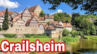 Crailsheim Germany 🇩🇪 Walking Tour 4K Video [upl. by Ramel]