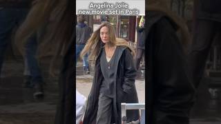 ANGELINA JOLIE AS MAXINE IN STITCHES NEW MOVIE PARIS SET FILMING [upl. by Shifra]